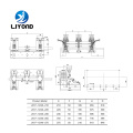 JN17-12/40 Intervaloramiento de AC de alta calidad Switch a tierra de buena calidad Lye103